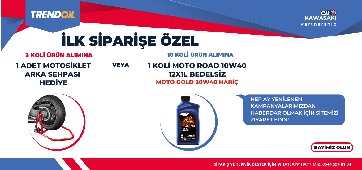 İlk Siparişe Özel Kampanya