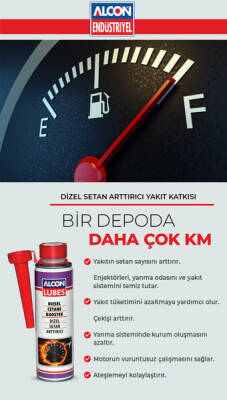 ALCON DİZEL SETAN ATTIRICI YAKIT KATKISI 12X0,300 - 2