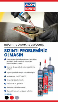 ALCON HYPER-RTV OTOMATİK SİYAH SIVI CONTA12X0,200M - 2