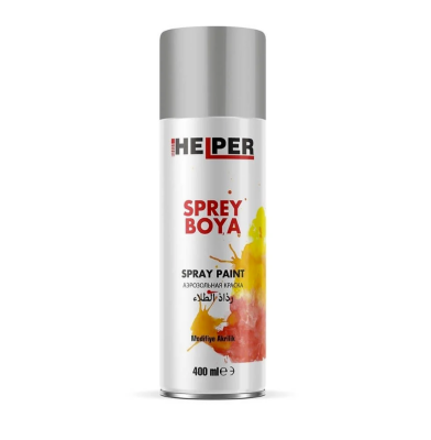 Helper Sprey Boya Metalik Gri 12x0,400ML - 1