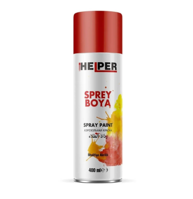 Helper Sprey Boya Ral-3020 Kırmızı 12x0,400ML - 1