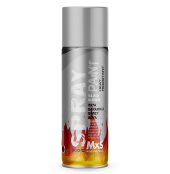 MXS Isıya Dayan Sprey Boya Metalik Gri 12X0,400ML - MXS Marka